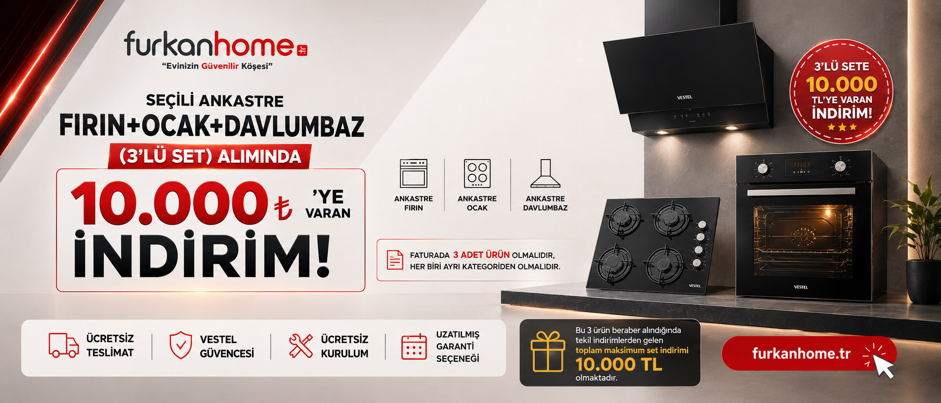 ankastre set 10000